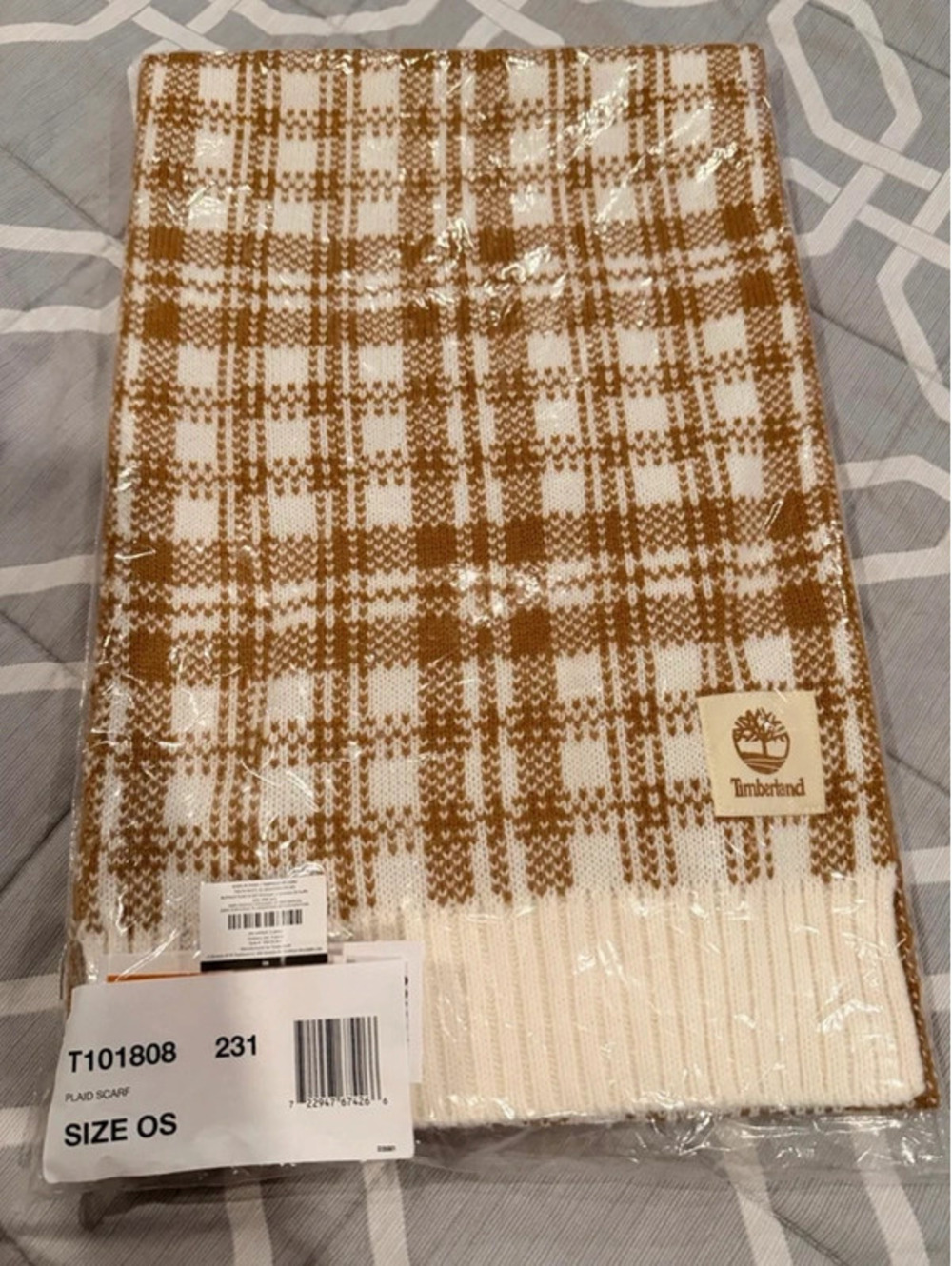 Timberland Plaid Scarf